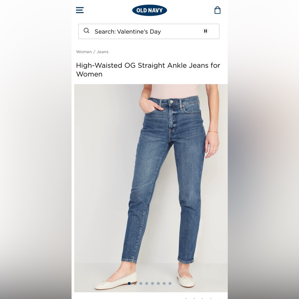 Old Navy Highrise Straight Jeans